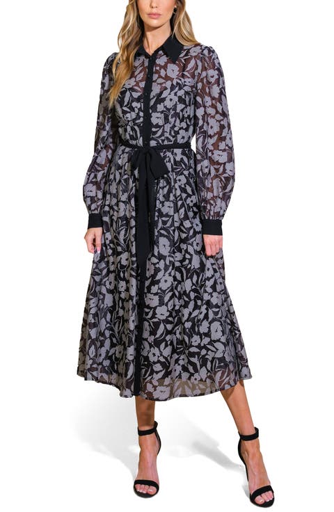 Tie Waist Midi Shirtdress