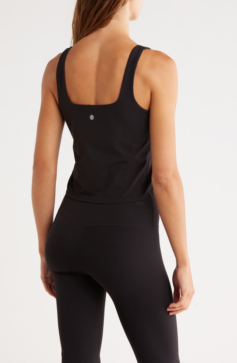 Z by Zella Serenity Bra Tank, Alternate, color, Black