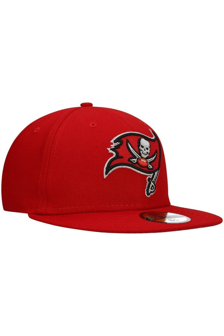 Men's New Era Red Tampa Bay Buccaneers Team Basic 59FIFTY Fitted Hat, Alternate, color, RED