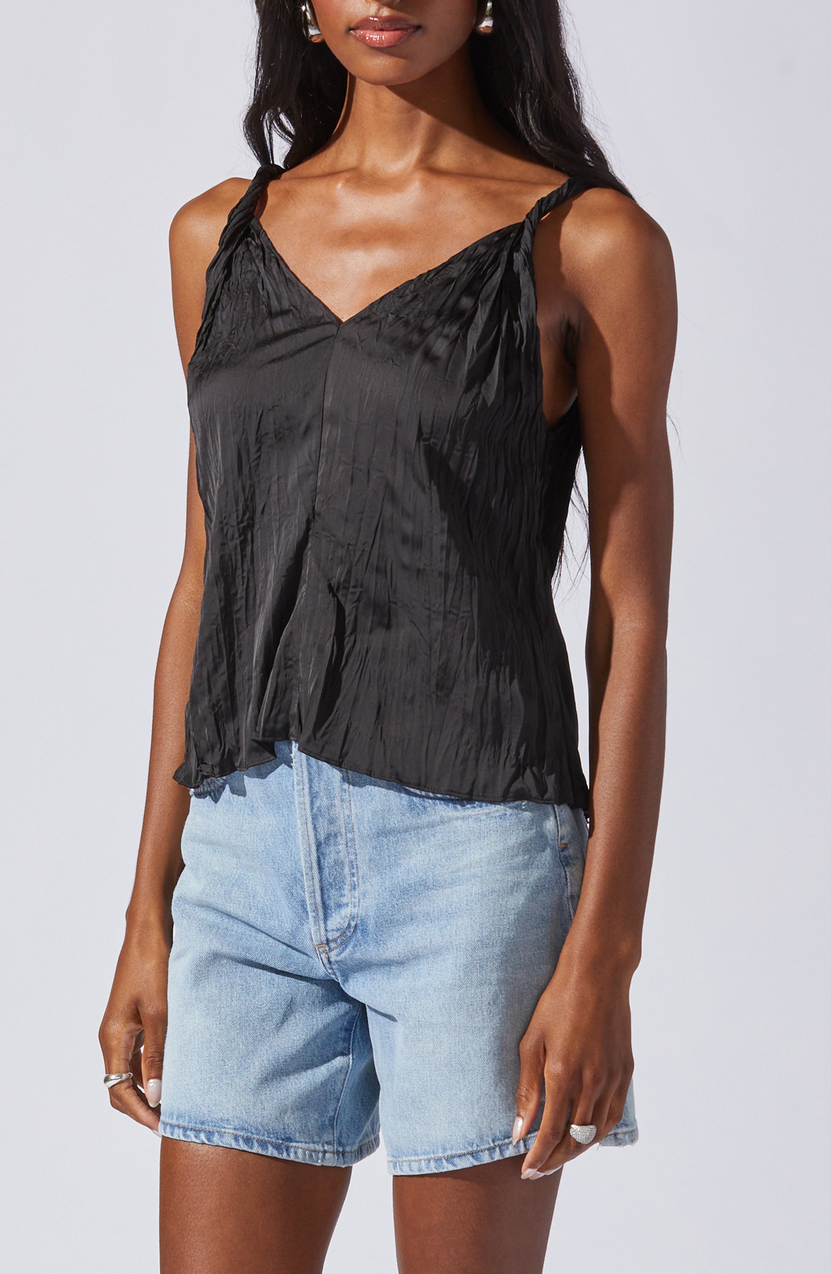 ASTR the Label Plissé Camisole