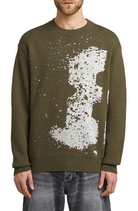 Sprayed 89 Relaxed Organic Cotton Crewneck Sweater