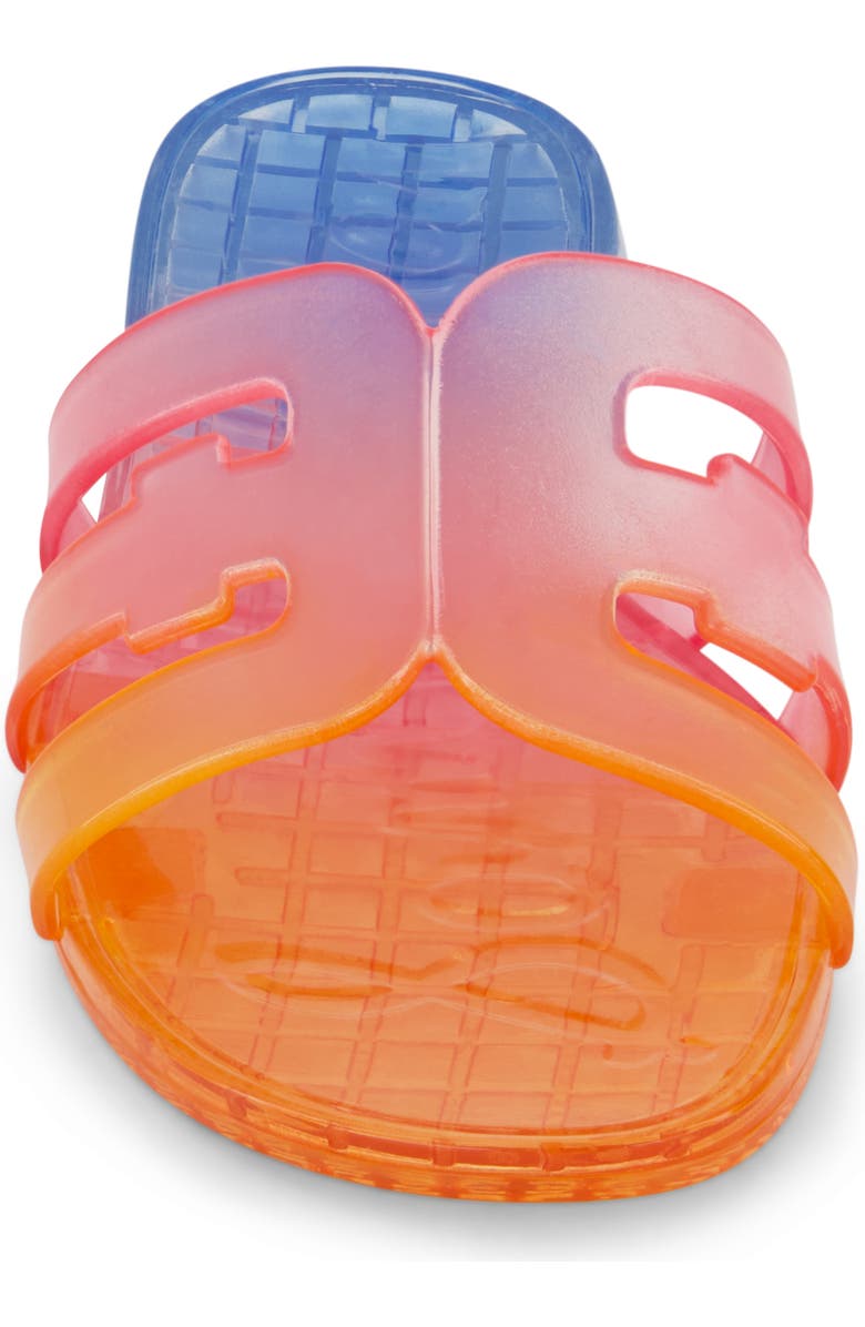 Sam Edelman Kids' Bay Jelly Slide Sandal, Alternate, color, Blue/ Pink/ Orange