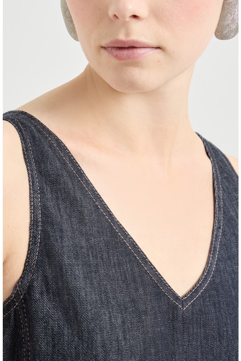 Mini dress, Alternate, color, Dark Denim