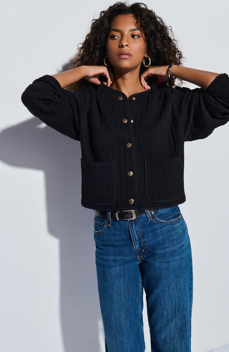 Nation LTD Otto Quilted Cotton Blend Jacket, Alternate, color,