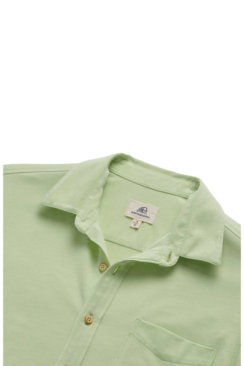 Tony Burnout Knit Shirt, Alternate, color, Margarita Green