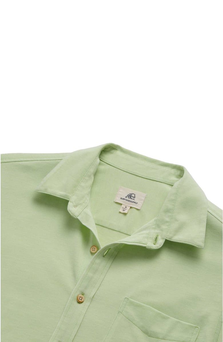 Surfside Supply Co. Tony Burnout Knit Shirt, Alternate, color, Margarita Green