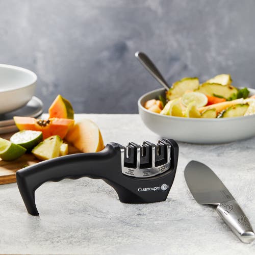 Cuisine::pro Id3 Knife Sharpener 3 Step In Black