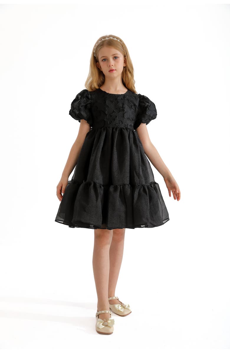 Tulleen Winona Dress, Main, color, Black
