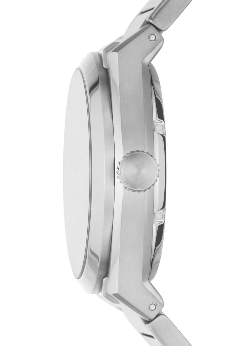 Everett Skeleton Bracelet Watch, 42mm, Alternate, color, STAINLESS STEEL