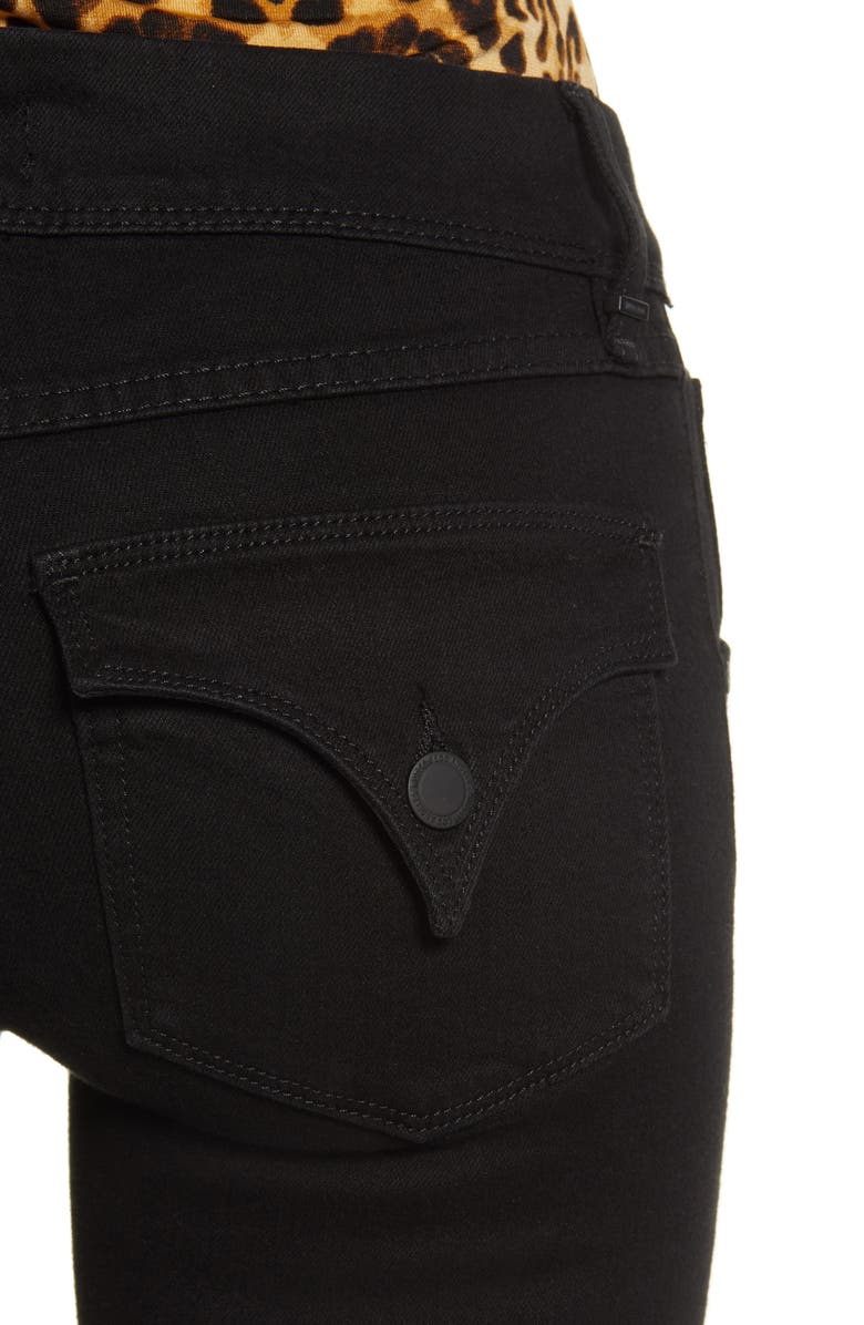 Hudson Jeans Collin Ankle Skinny Jeans, Alternate, color, Black