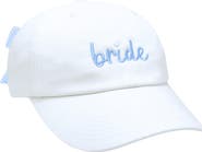 Bits & Bows Bride Adult Bow Baseball Hat