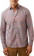 Faherty Movement Brushed Button-Up Shirt