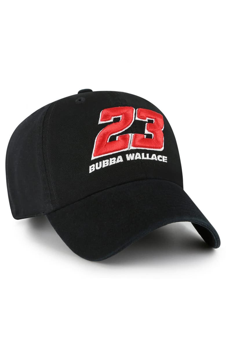 '47 Men's '47  Black Bubba Wallace Clean Up Adjustable Hat, Alternate, color, Black