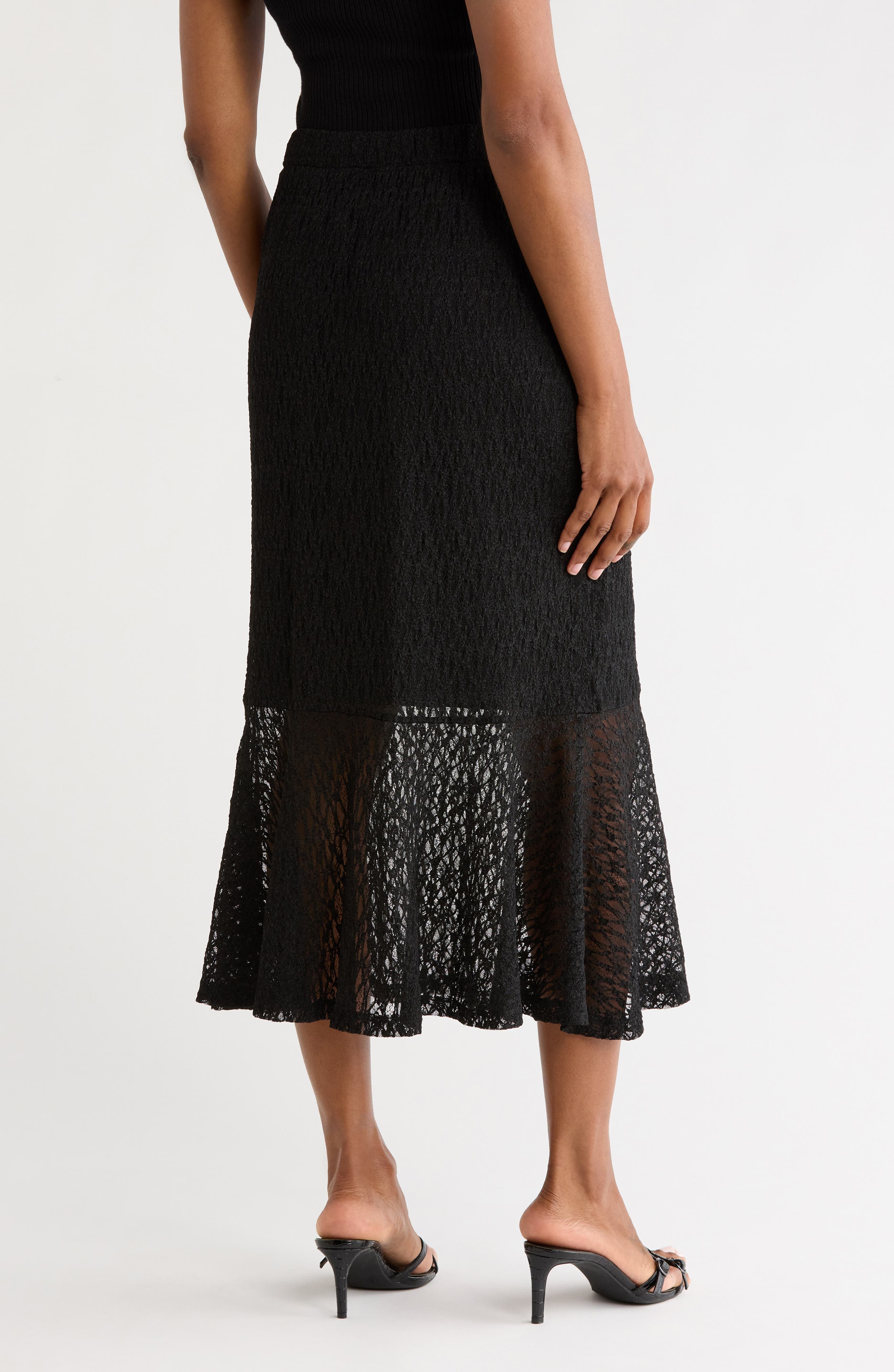 Melrose and Market Lace Midi Skirt (Women) | Nordstromrack