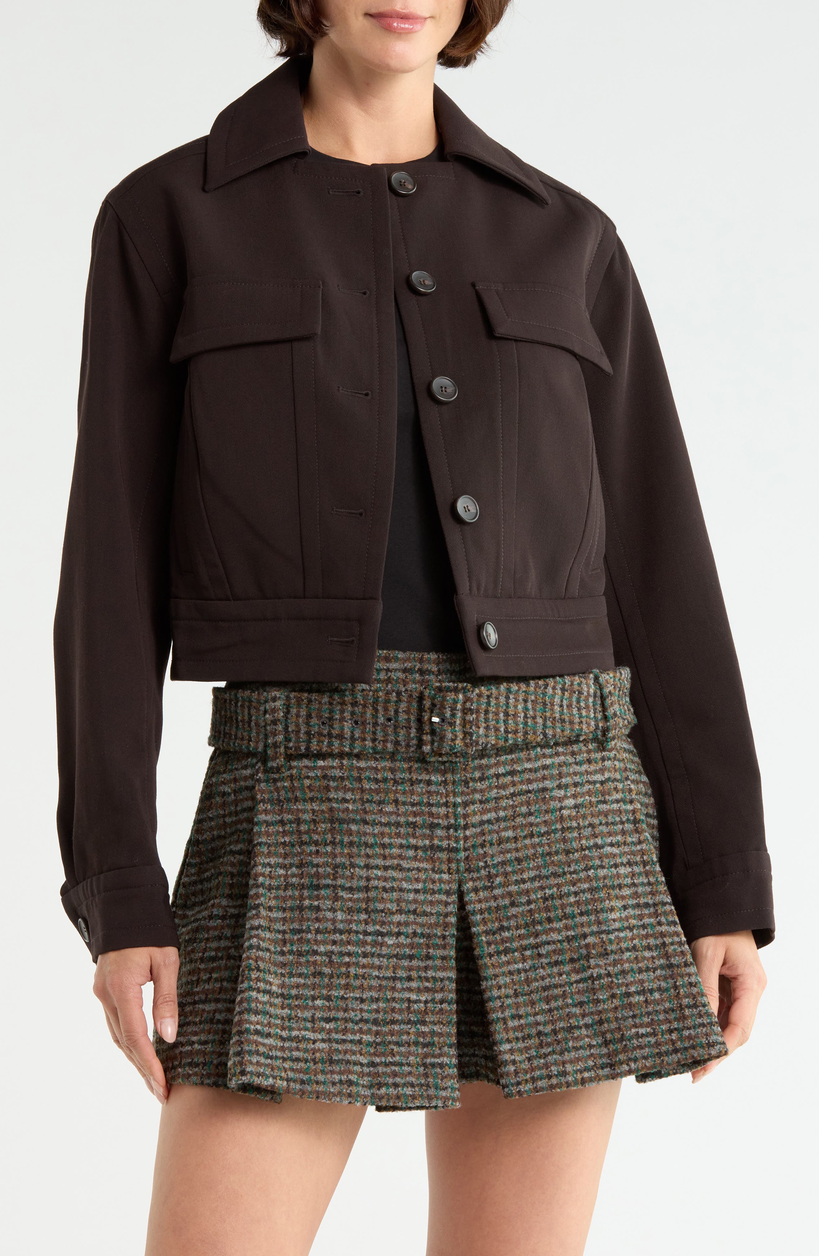 Blake Cropped Utility Jacket