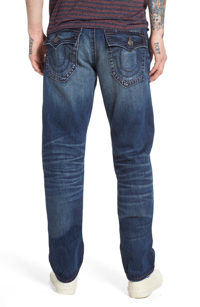 True Religion Brand Jeans Geno Straight Leg Jeans, Alternate, color,