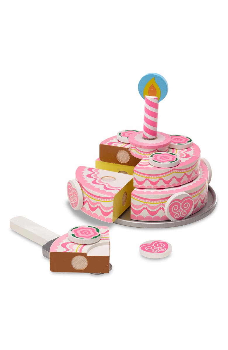 Melissa & Doug Triple Layer Party Cake & Slice and Bake Cookie Set, Alternate, color,