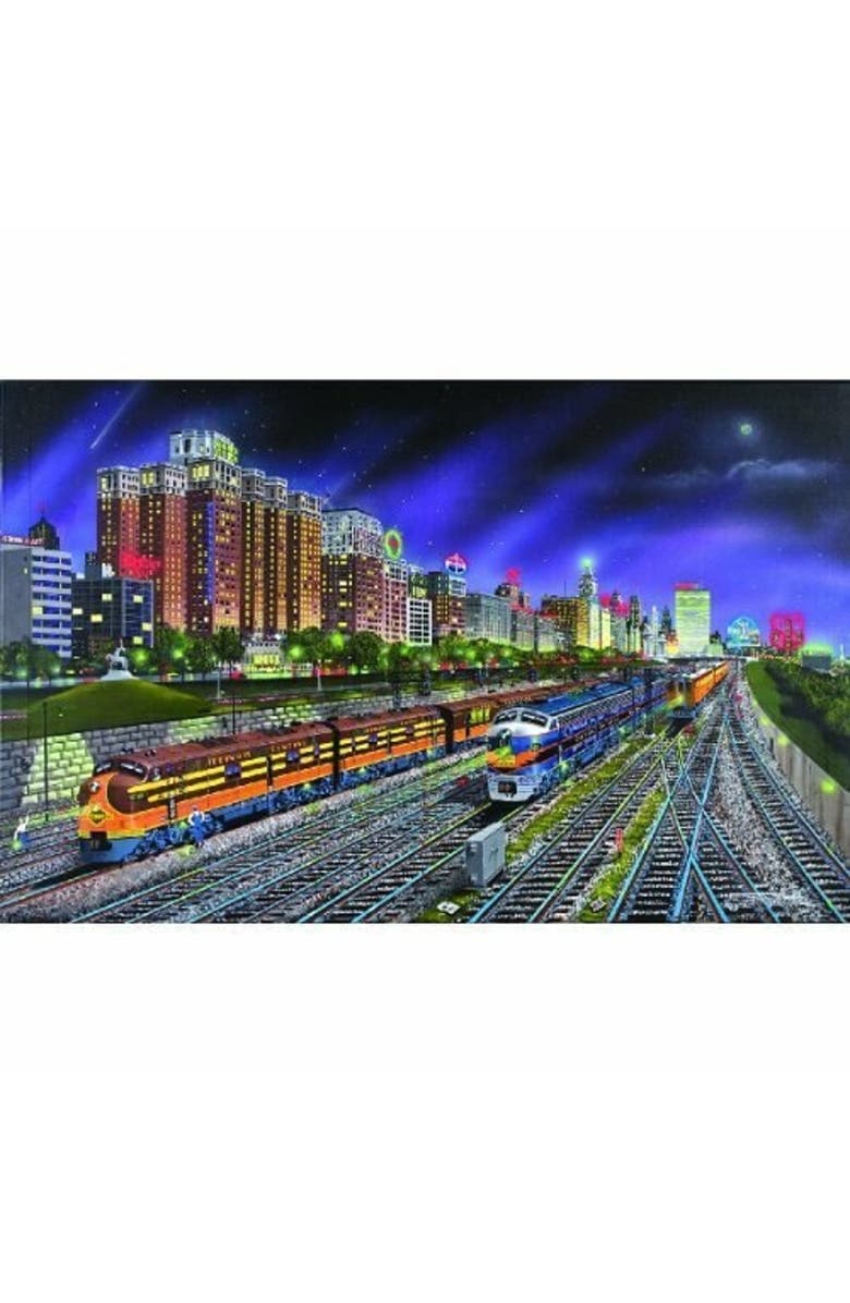 Sunsout Chicago Nights 1000 piece Jigsaw Puzzle for Adults, Alternate, color, Multicolor