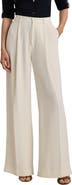 Lauren Ralph Lauren Double Faced Georgette Wide Leg Pants