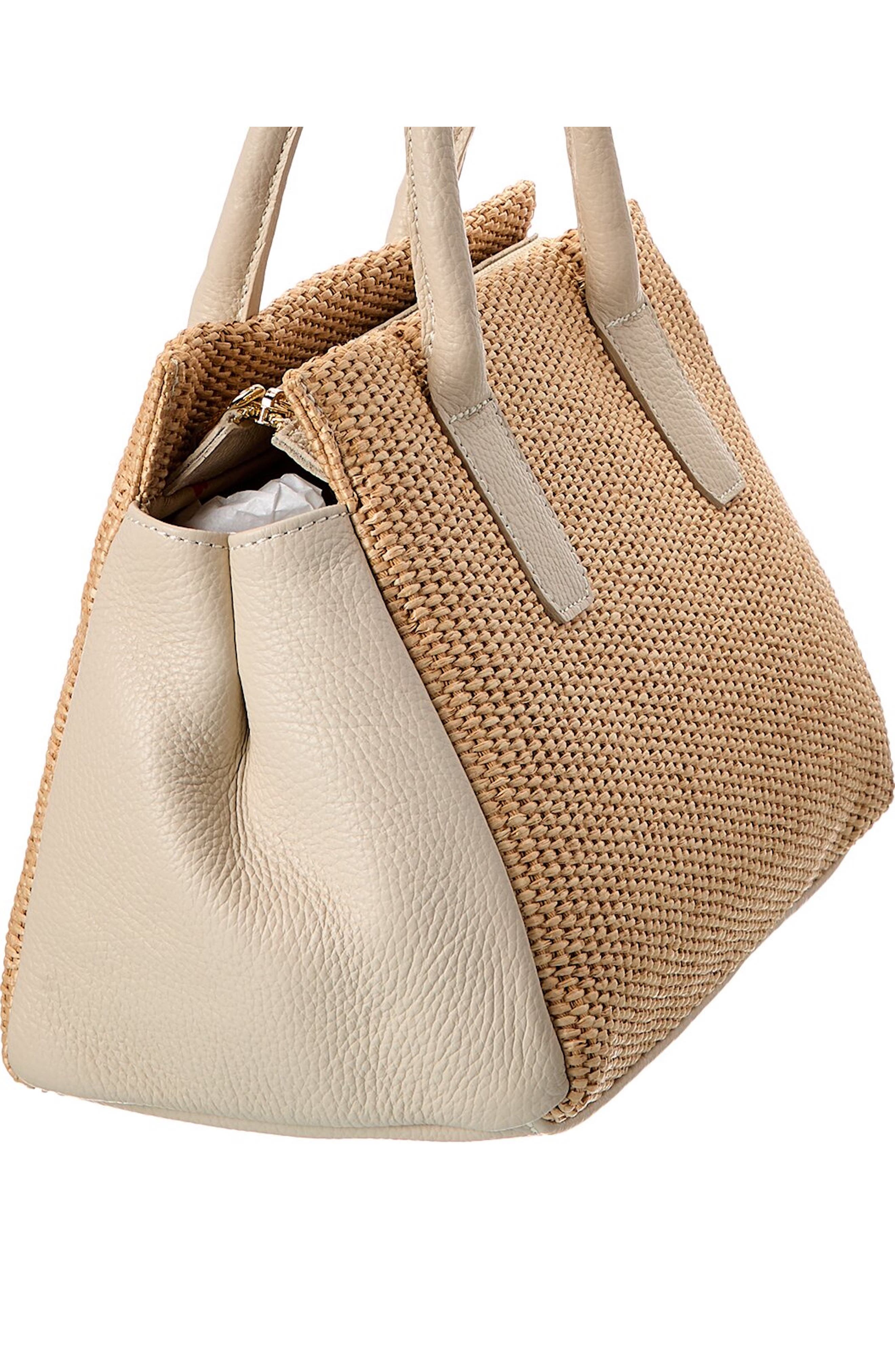 Lyra Raffia Tote Bag