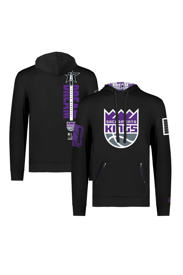 Unisex FISLL x Black History Collection  Black Sacramento Kings Pullover Hoodie, Alternate, color, Black