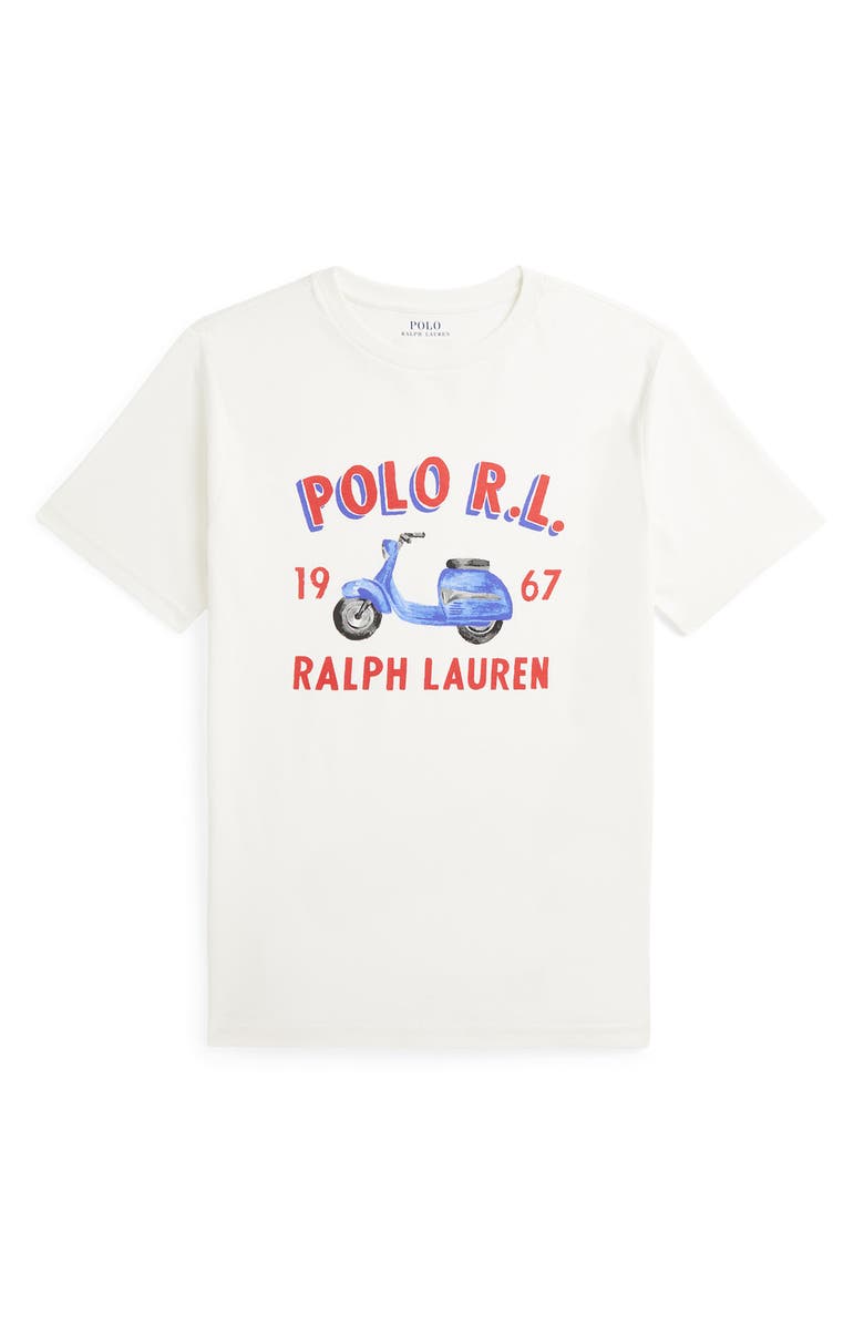 Polo Ralph Lauren Kids' Scooter Graphic T-Shirt, Main, color,