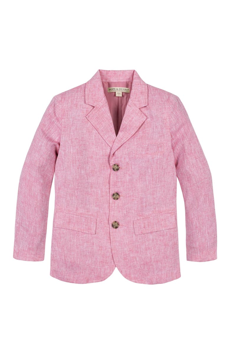 Hope & Henry Boys' Linen Suit Jacket, Kids, Main, color, 