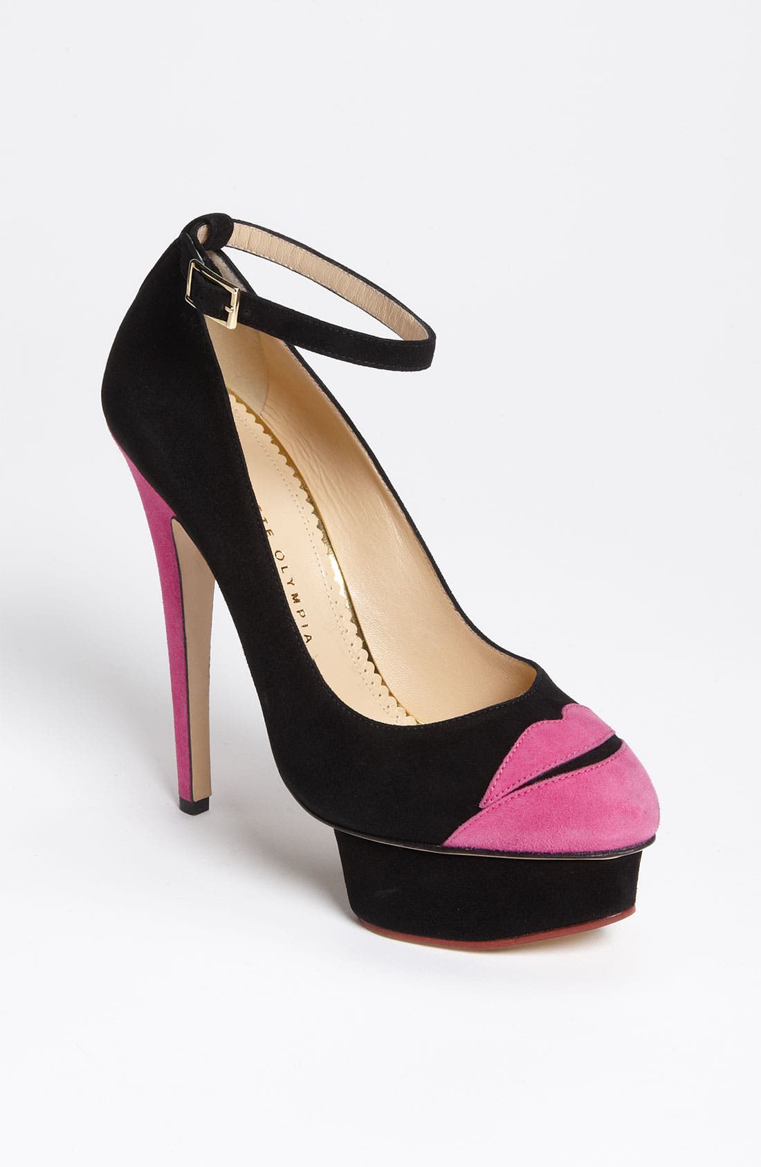 Charlotte Olympia Ankle Strap Pump, Main, color, 