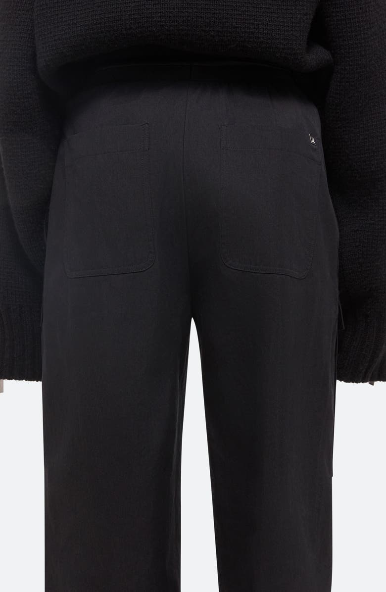 Helmut Lang Tapered Cargo Pants, Alternate, color, Black