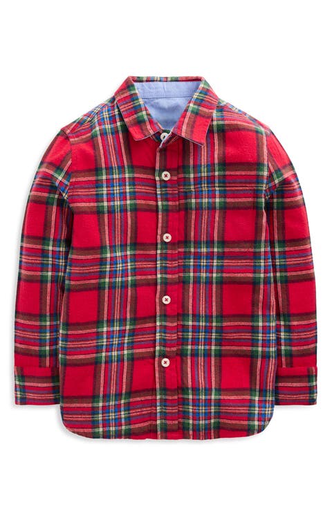 Kids' Check Cotton Shirt