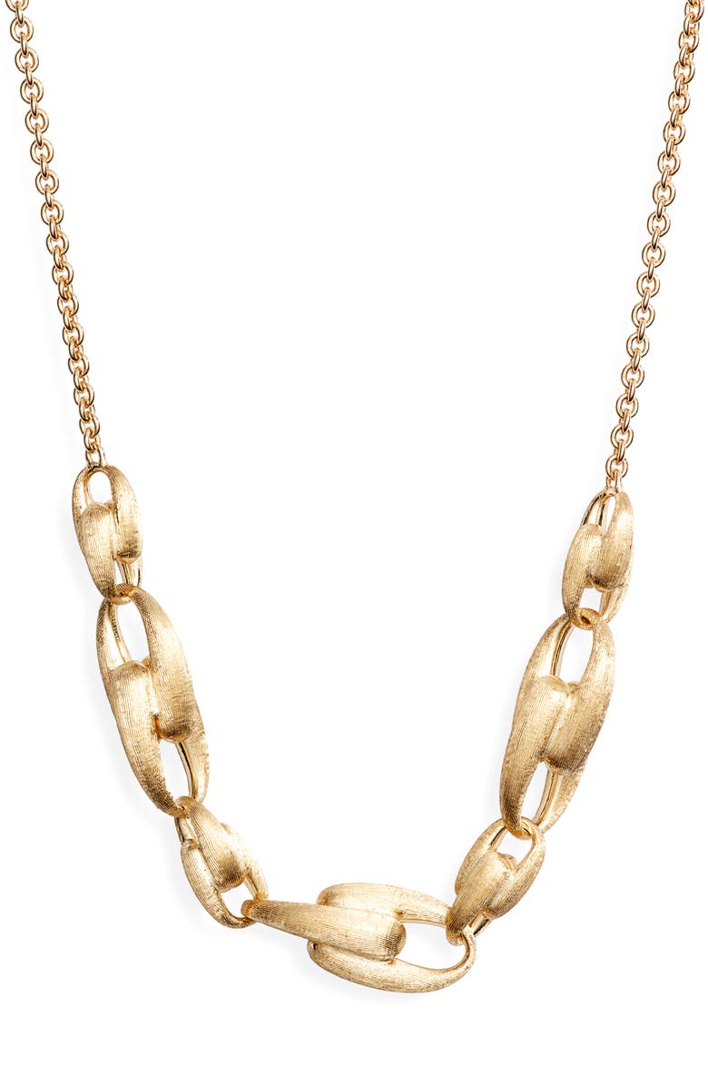 Marco Bicego Lucia 18K Yellow Gold Half Collar Necklace, Main, color,