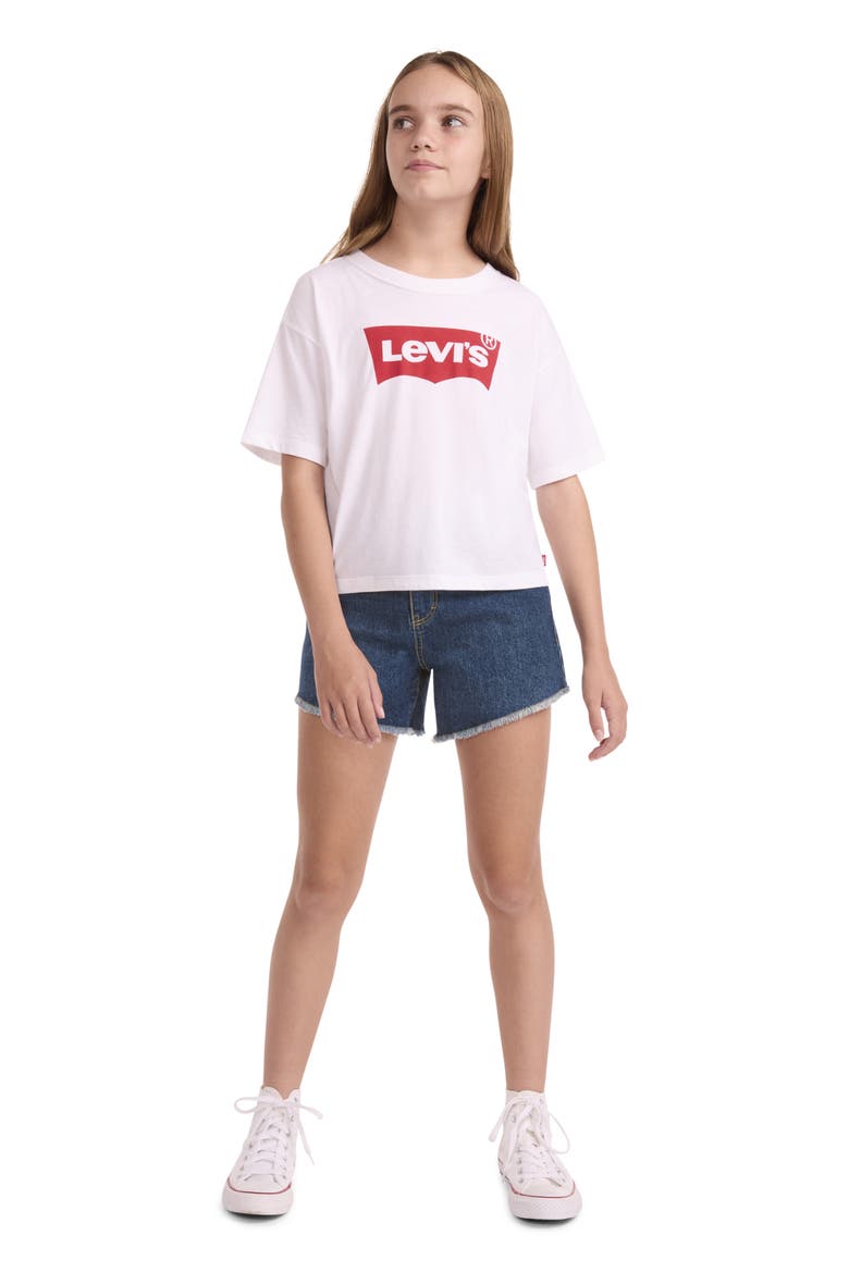 Kids' Denim Shorts, Alternate, color, NO FILTER