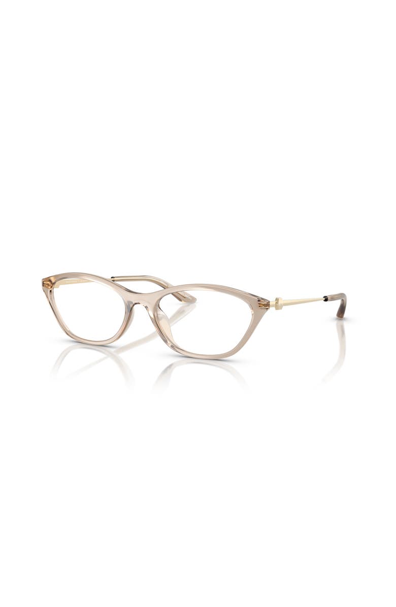 Armani Exchange 54mm Irregular optical glasses, Main, color, Beige