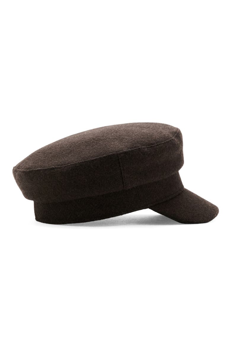 Baker Boy Cap, Alternate, color, CHOCOLATE