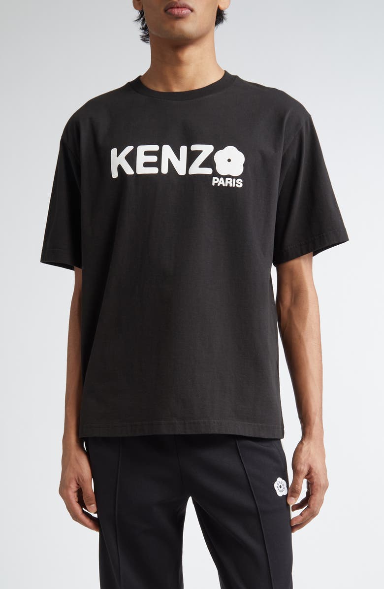 KENZO Boke Flower 2.0 Oversize Cotton Logo Graphic T-Shirt, Main, color, 
