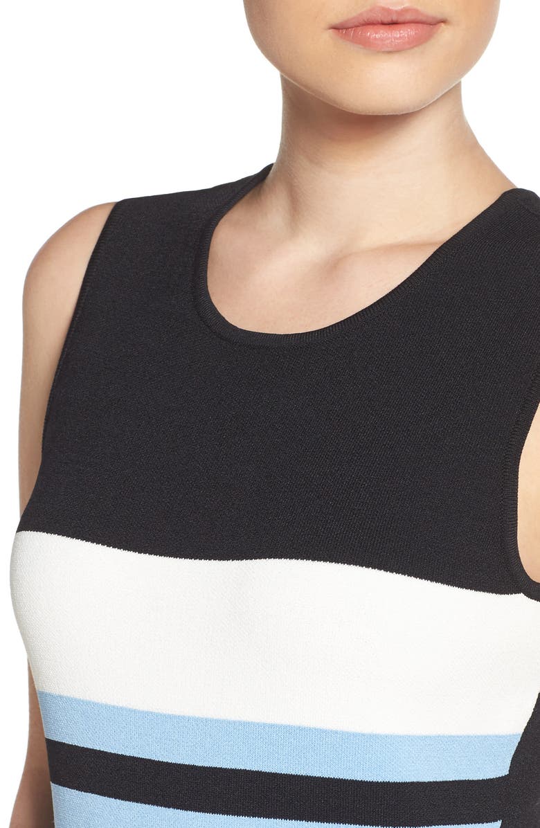 Vince Camuto Color Block Midi Dress, Alternate, color,