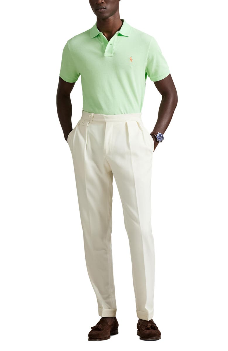 Polo Ralph Lauren The Iconic Cotton Piqué Polo, Alternate, color, Cruise Lime