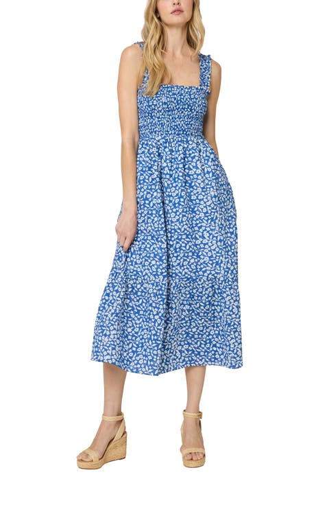 SALE！ ♪フェミニン★Floral A-lineドレス Sandra Floral-print long dress -RED x off.pt- – Estella.K