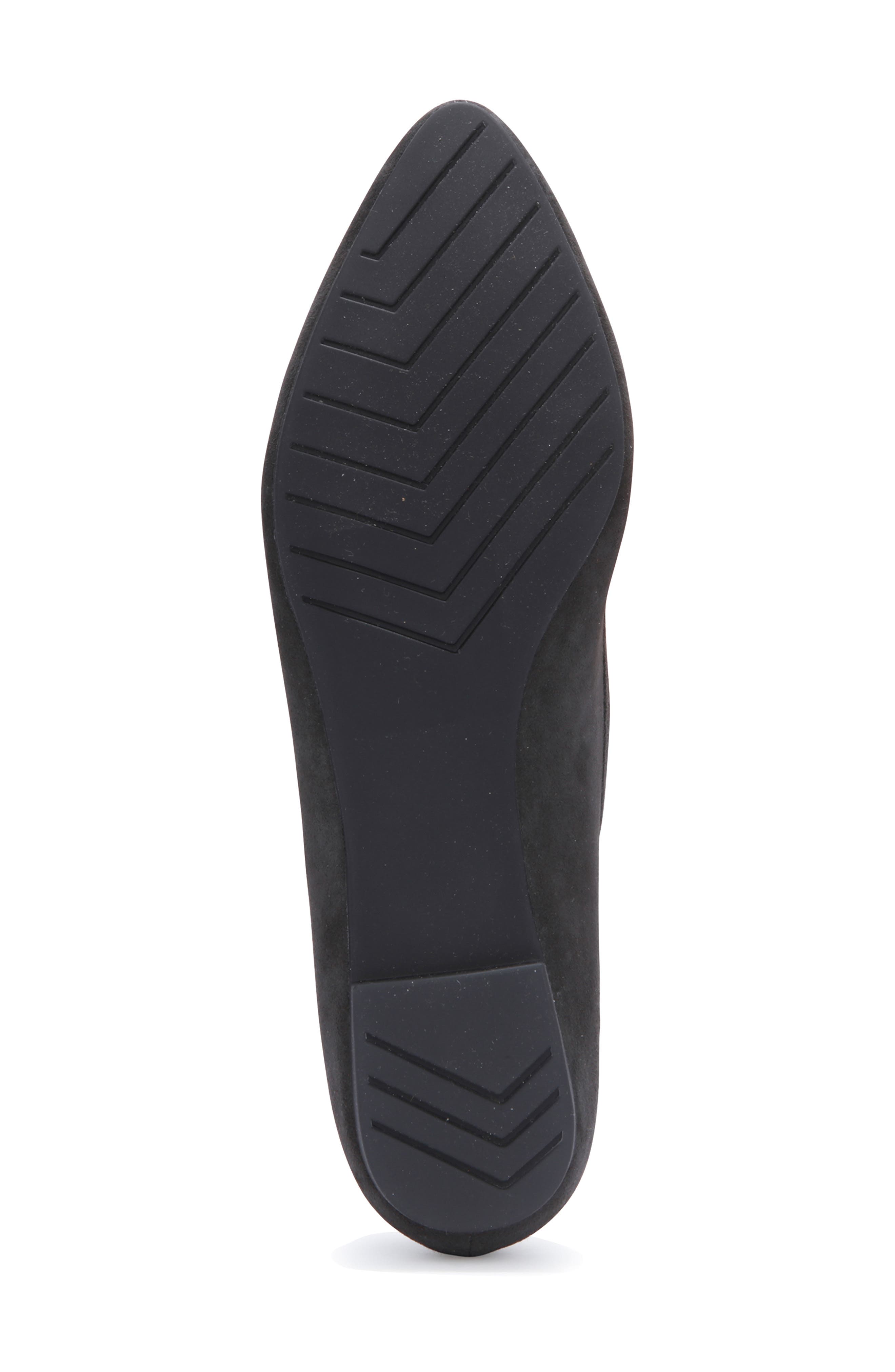Audra Loafer Flat, Alternate, color, DARK GREY SUEDE