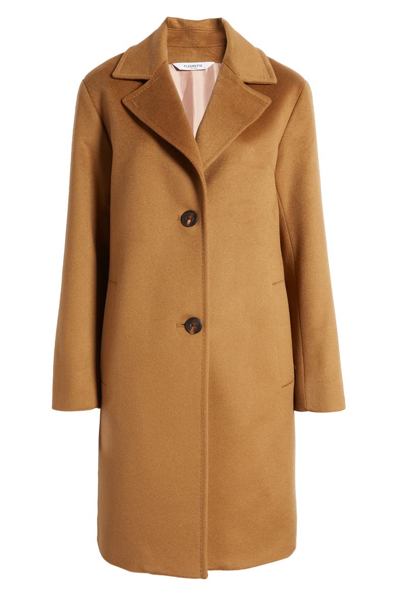 Stanton Cashmere Coat, Alternate, color, VICUNA