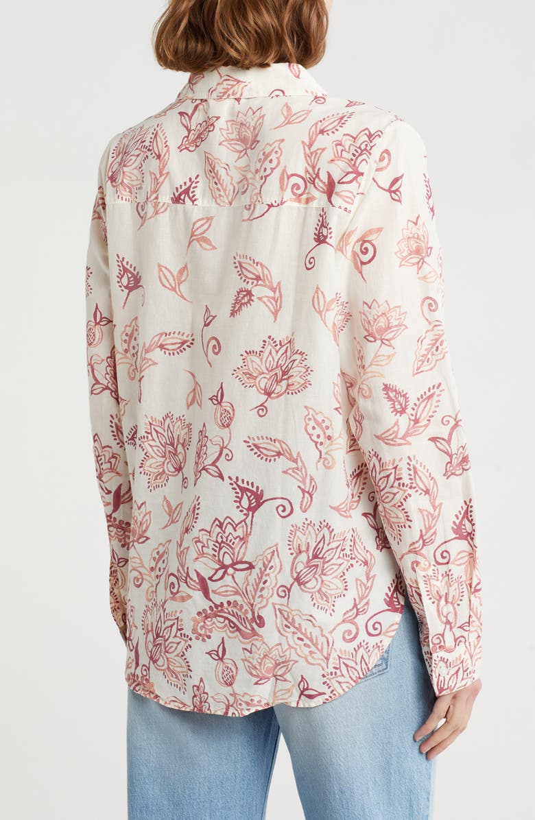 Printed Button-Up Shirt