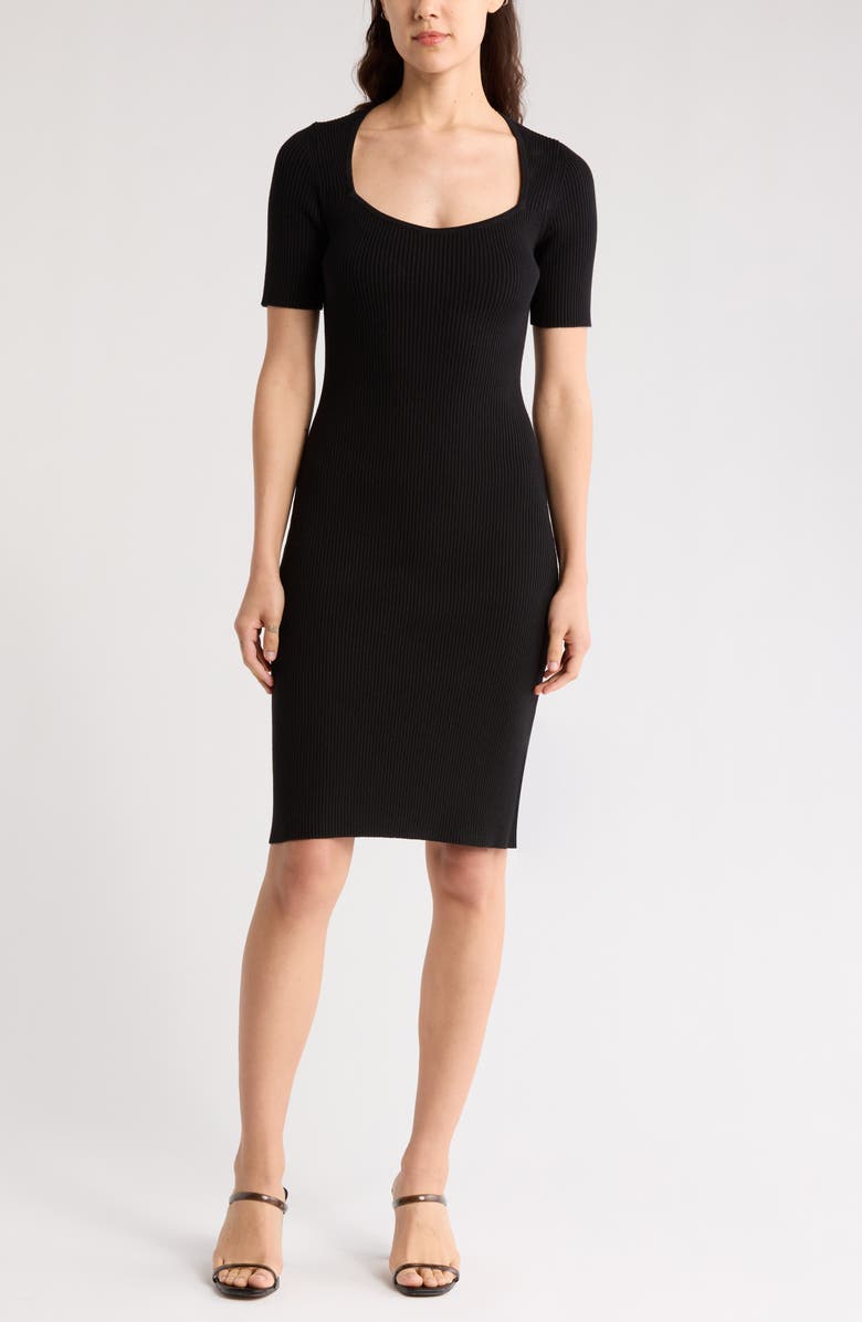 BOSS Orange Fesco Short Sleeve Dress, Main, color, 