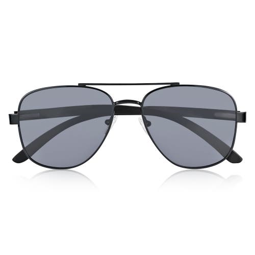 Earth Wood Reine Polarized Sunglasses In Gray
