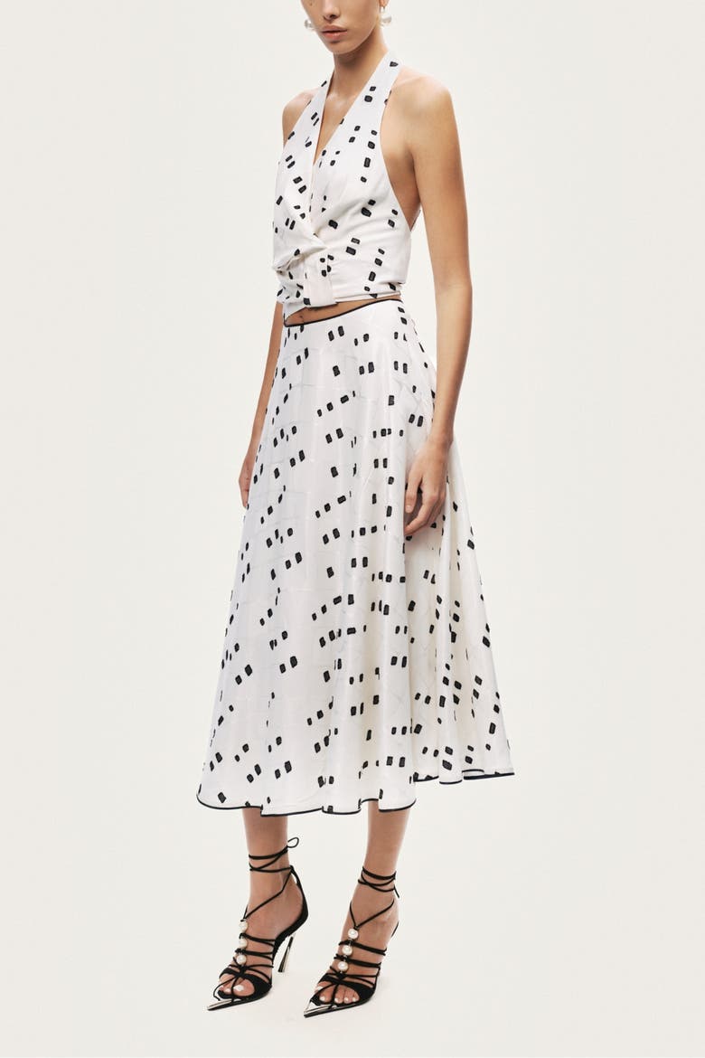 Printed Halter Blouse, Alternate, color, Multi-Colored