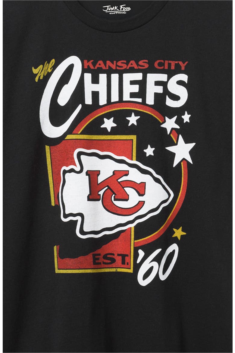 Kansas City Chiefs Star Power Cotton Graphic T-Shirt, Alternate, color, BLACK
