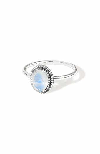 YS GEMS Oval Solitaire Ring
