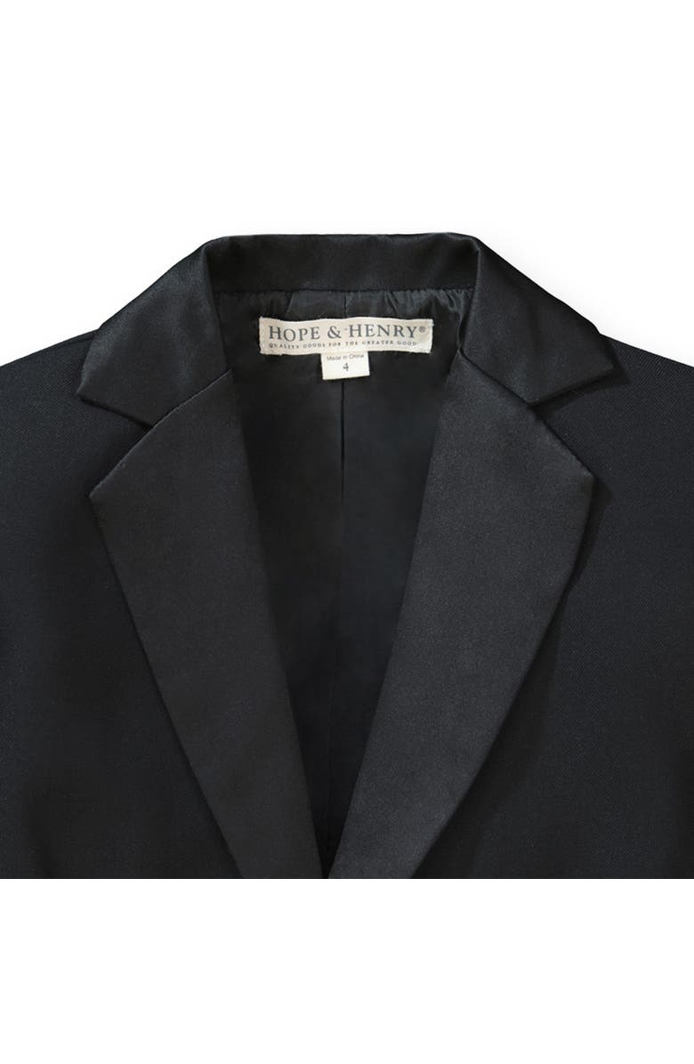 Hope & Henry Boys' Tuxedo Jacket, Kids, Alternate, color, Black
