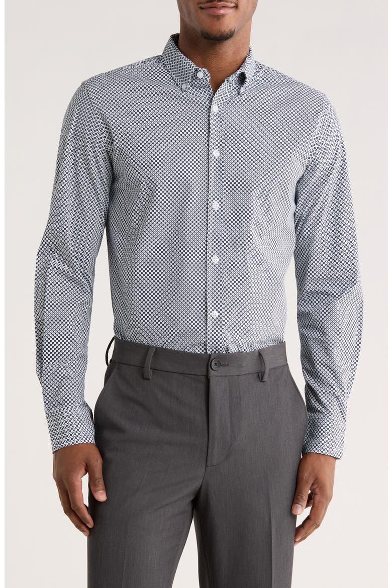 Woven Long Sleeve Shirt, Main, color, WHITE