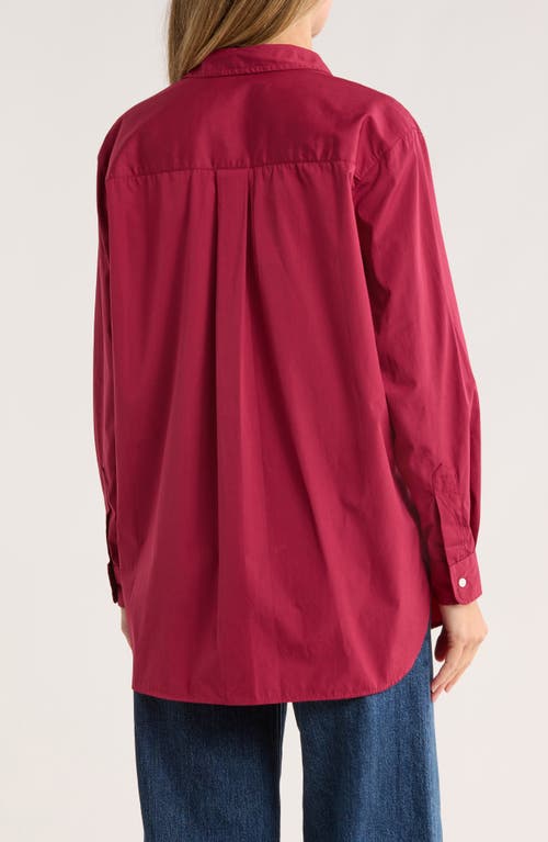 Frank & Eileen Joedy Cotton Button-up Shirt In Pink