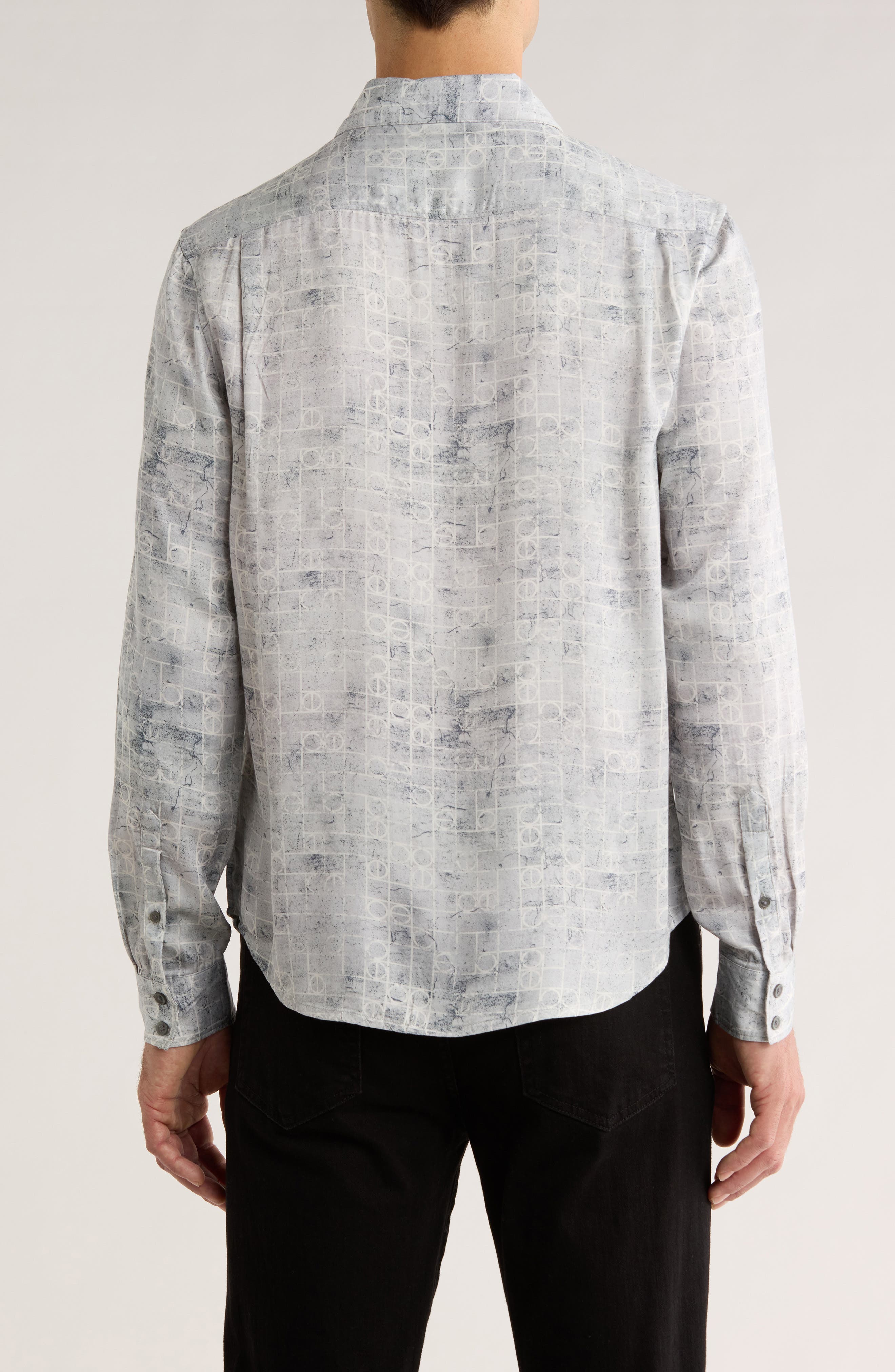 Luca Digital Print Button-Up Shirt - image 2